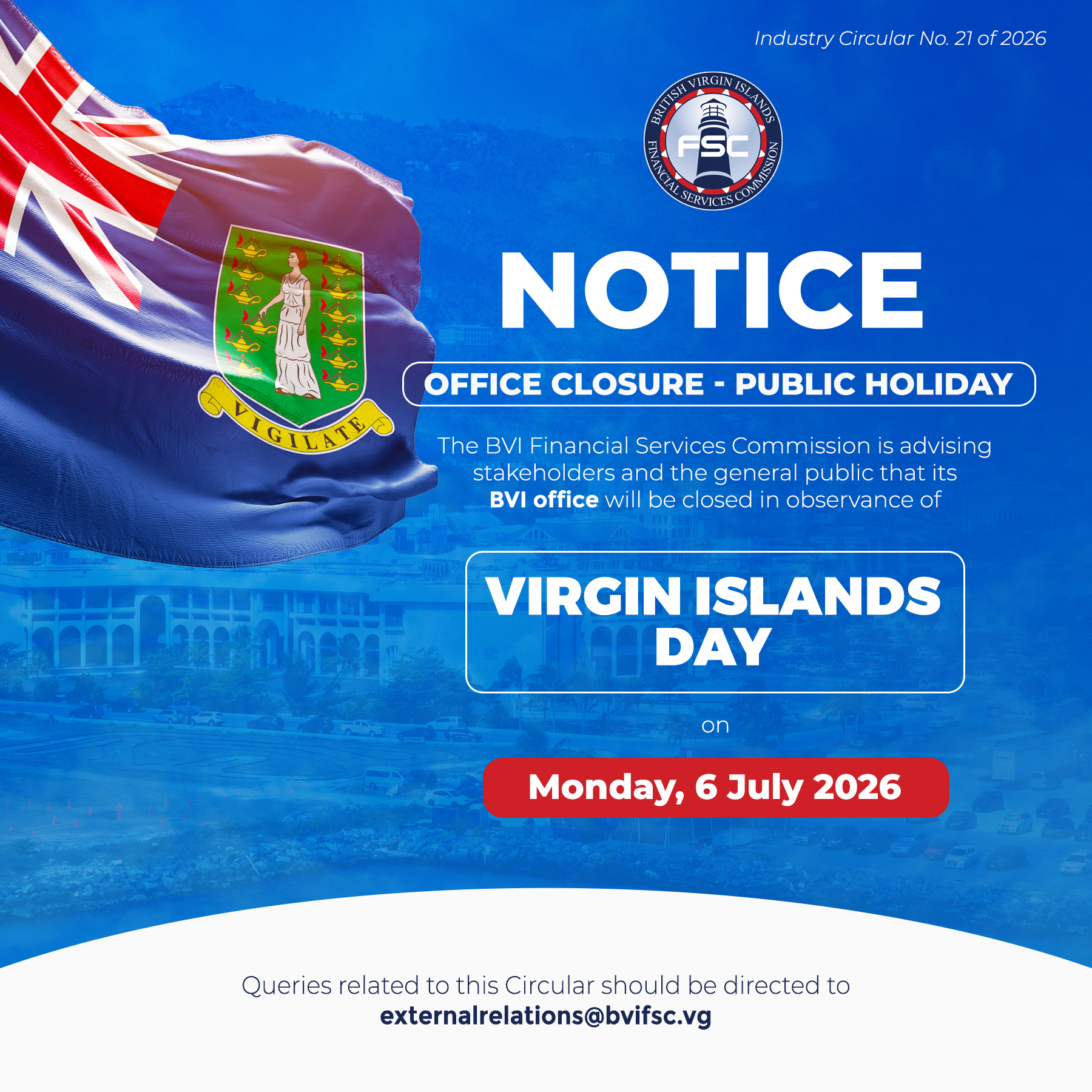 Virgin Islands day holiday